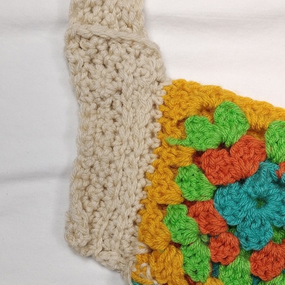 Colorful Crochet Patchwork Bag - Picture 4 of 8